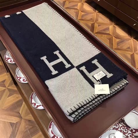 hermes blanket navy|vintage hermes blankets for sale.